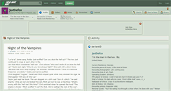 Desktop Screenshot of jaxthefox.deviantart.com