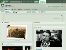 Tablet Screenshot of monojam.deviantart.com