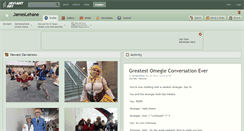 Desktop Screenshot of jameslehane.deviantart.com