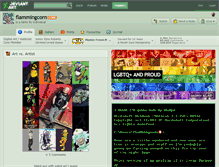 Tablet Screenshot of flammingcorn.deviantart.com