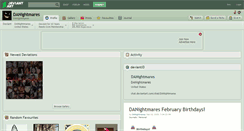 Desktop Screenshot of danightmares.deviantart.com