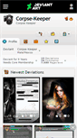 Mobile Screenshot of corpse-keeper.deviantart.com