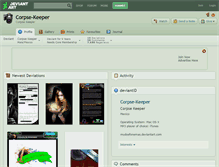 Tablet Screenshot of corpse-keeper.deviantart.com