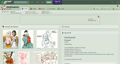 Desktop Screenshot of miraelizabeth.deviantart.com