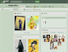 Tablet Screenshot of manga-india.deviantart.com