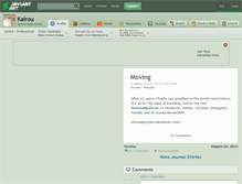 Tablet Screenshot of kairou.deviantart.com