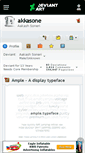 Mobile Screenshot of akkasone.deviantart.com