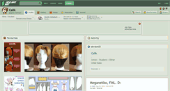 Desktop Screenshot of calik.deviantart.com