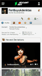 Mobile Screenshot of feribuyukdenktas.deviantart.com