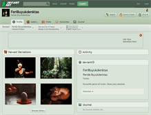 Tablet Screenshot of feribuyukdenktas.deviantart.com