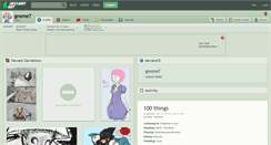 Desktop Screenshot of gnome7.deviantart.com
