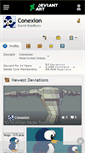 Mobile Screenshot of conexion.deviantart.com