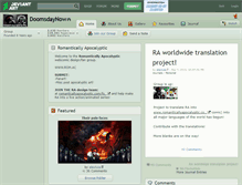 Tablet Screenshot of doomsdaynow.deviantart.com