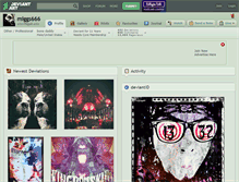 Tablet Screenshot of miggs666.deviantart.com