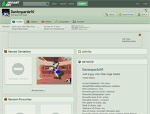 Tablet Screenshot of dantesparda90.deviantart.com