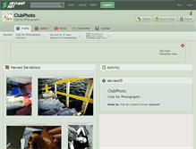 Tablet Screenshot of clubphoto.deviantart.com
