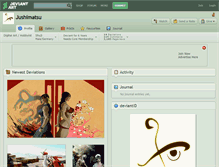 Tablet Screenshot of jushimatsu.deviantart.com