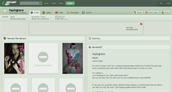 Desktop Screenshot of haylograve.deviantart.com