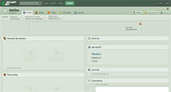 Desktop Screenshot of kenzou.deviantart.com