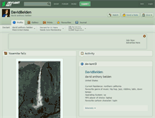 Tablet Screenshot of davidbelden.deviantart.com