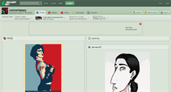 Desktop Screenshot of connorlassey.deviantart.com