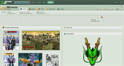 Desktop Screenshot of dbzwarrior.deviantart.com