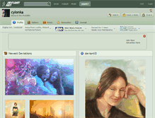 Tablet Screenshot of cylonka.deviantart.com