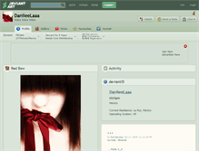 Tablet Screenshot of daniieelaaa.deviantart.com