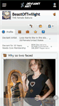 Mobile Screenshot of beastoftwilight.deviantart.com