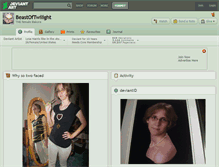 Tablet Screenshot of beastoftwilight.deviantart.com