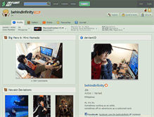Tablet Screenshot of behindinfinity.deviantart.com