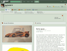 Tablet Screenshot of martins819.deviantart.com
