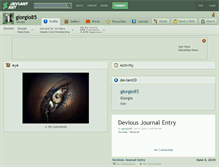 Tablet Screenshot of giorgio85.deviantart.com