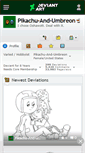 Mobile Screenshot of pikachu-and-umbreon.deviantart.com