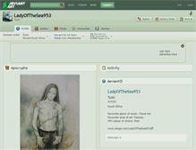 Tablet Screenshot of ladyofthesea953.deviantart.com