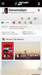 Mobile Screenshot of elementalepic.deviantart.com