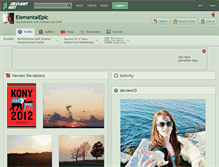 Tablet Screenshot of elementalepic.deviantart.com