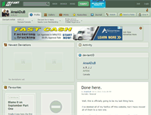 Tablet Screenshot of anaadub.deviantart.com