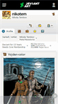 Mobile Screenshot of nikotem.deviantart.com