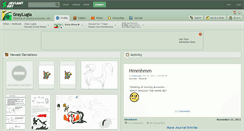 Desktop Screenshot of graylugia.deviantart.com