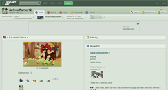 Desktop Screenshot of darkwolftamer12.deviantart.com