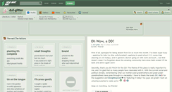 Desktop Screenshot of dull-glitter.deviantart.com