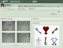 Tablet Screenshot of josh6520.deviantart.com