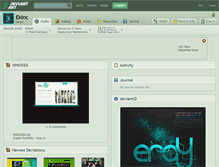 Tablet Screenshot of ekinc.deviantart.com