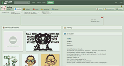 Desktop Screenshot of koike.deviantart.com