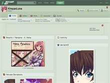 Tablet Screenshot of kirayaxluna.deviantart.com