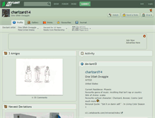 Tablet Screenshot of charizard14.deviantart.com