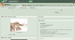 Desktop Screenshot of musesilver.deviantart.com
