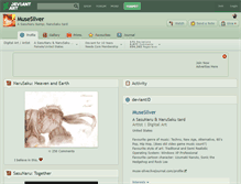 Tablet Screenshot of musesilver.deviantart.com