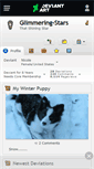 Mobile Screenshot of glimmering-stars.deviantart.com